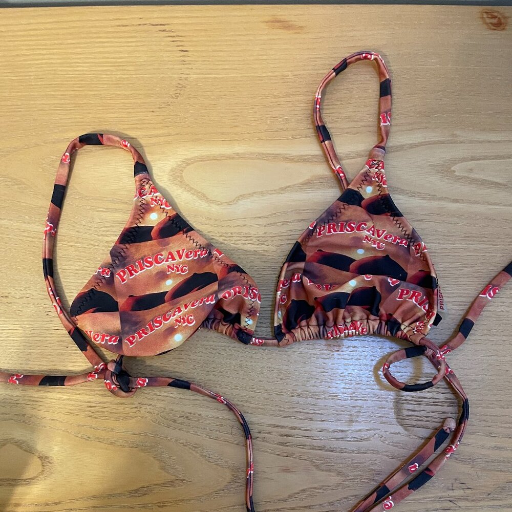 PRISCAVERA Bikini Top Size Small
